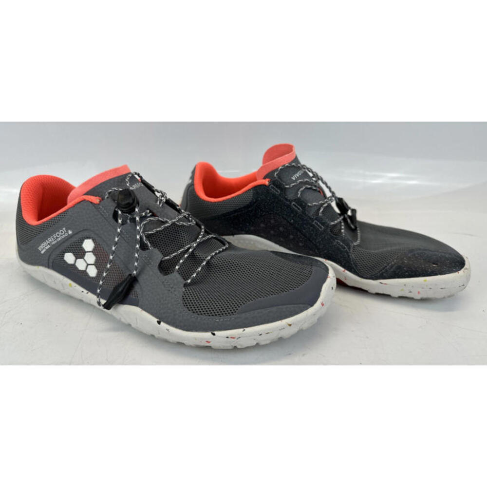 Vivobarefoot Primus Trail Firm Ground Grey W/ Salmon Color inside - US Women 9